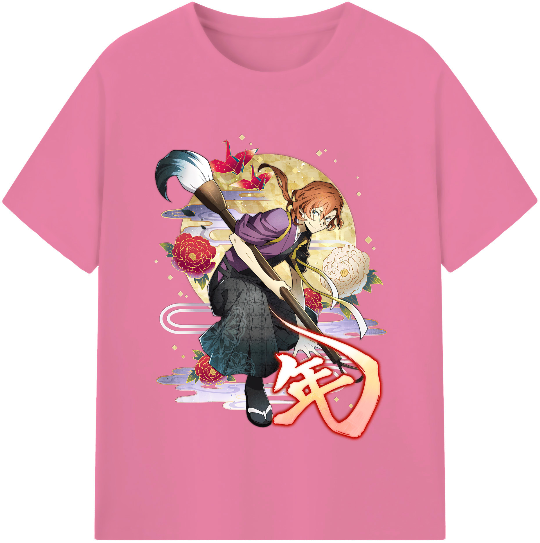 （画像用） 文豪ストレイドッグス Bungo Stray Dogs 綿100％半袖Tシャツ（フロントプリント）